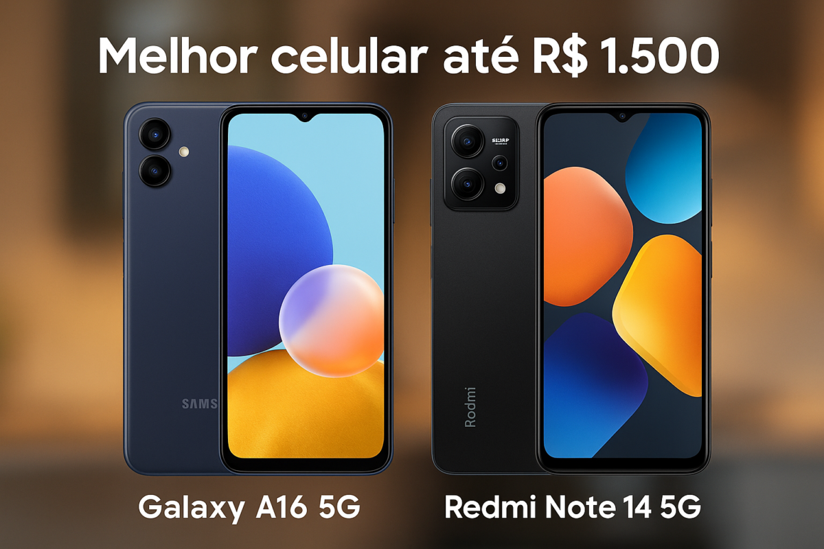 Leia mais sobre o artigo Melhor celular até R$ 1.500: Samsung ou Xiaomi