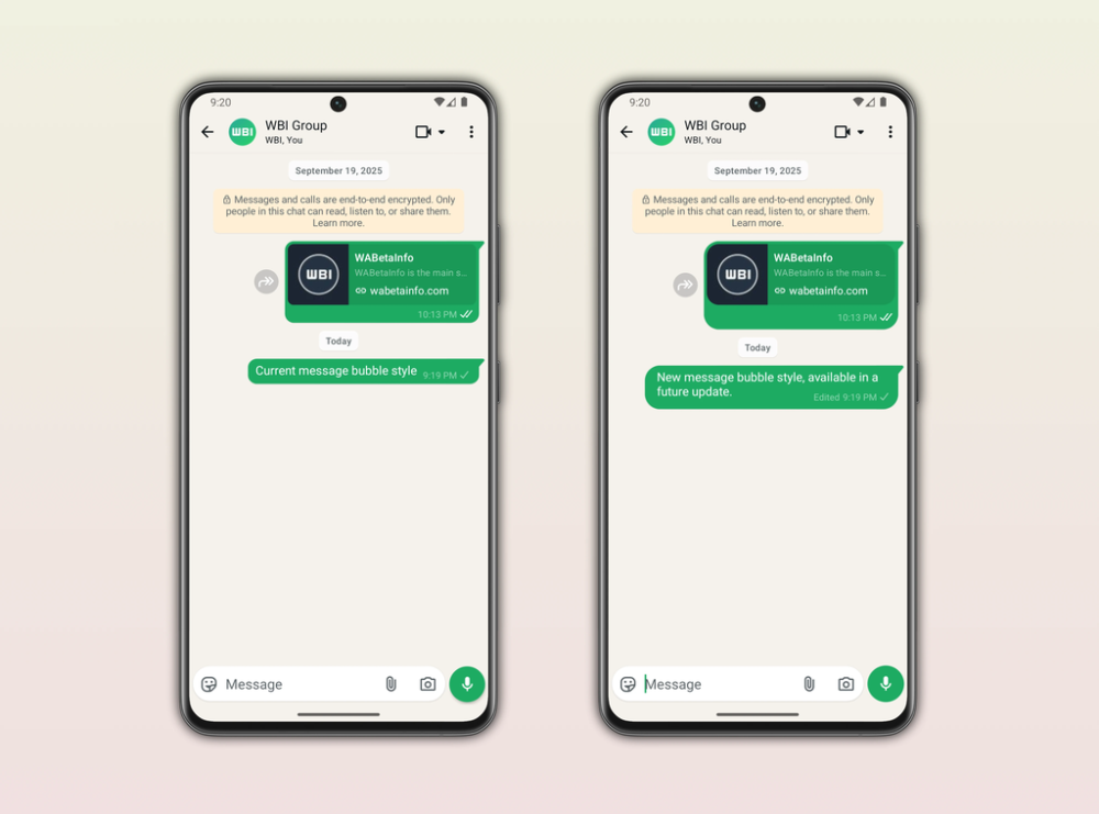 Leia mais sobre o artigo WhatsApp muda visual das mensagens e prepara novo layout