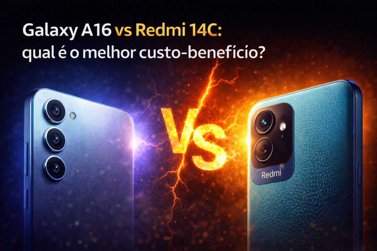 No momento, você está visualizando Galaxy A16 vs Redmi 14C: qual celular entrega mais por menos?