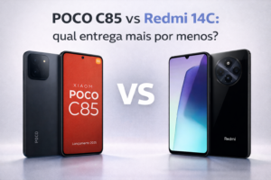 Leia mais sobre o artigo Xiaomi de entrada em 2026 : POCO C85 ou Redmi 14C qual o melhor ?