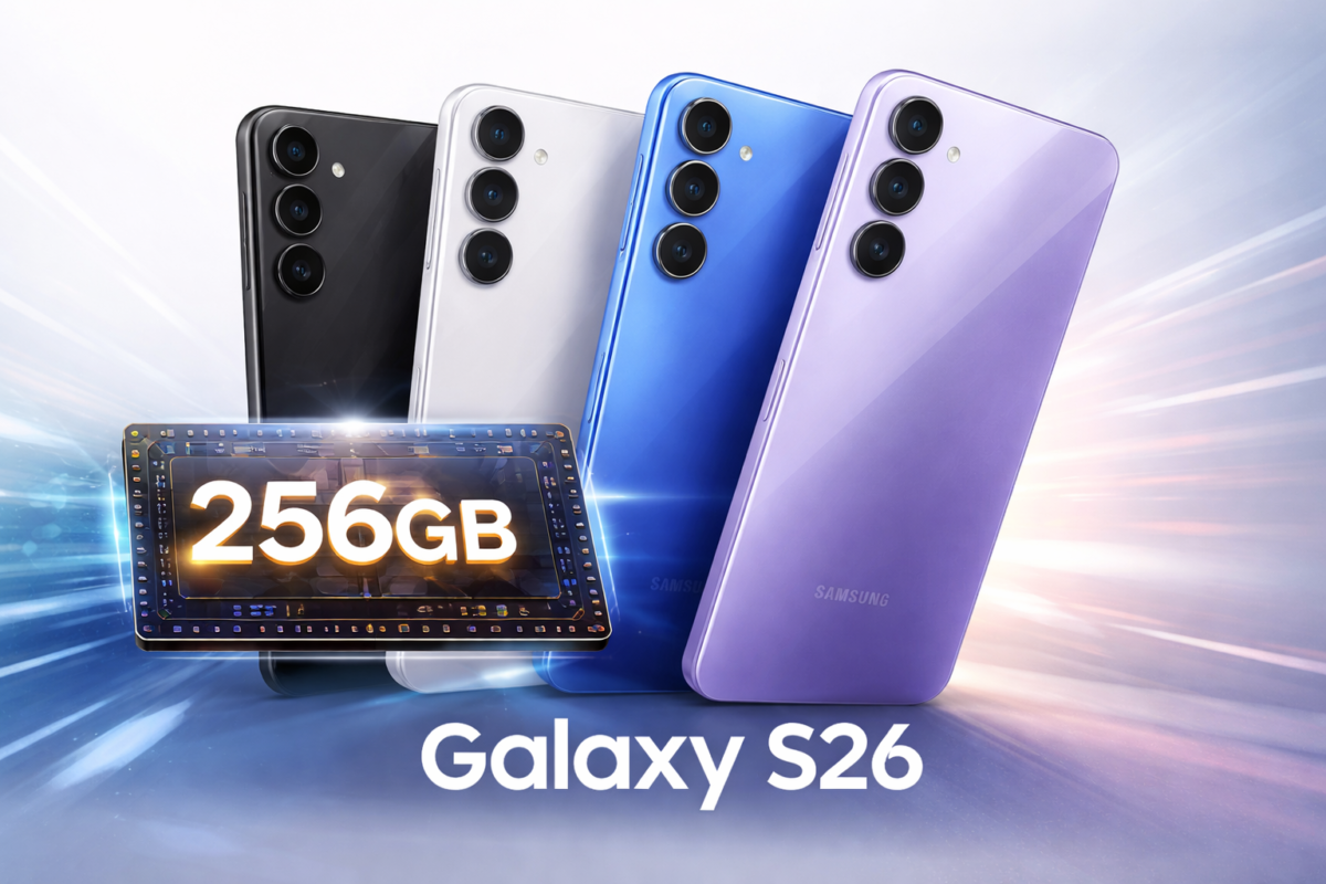 No momento, você está visualizando Galaxy S26 sem 128GB: versão base começa maior e muda cores