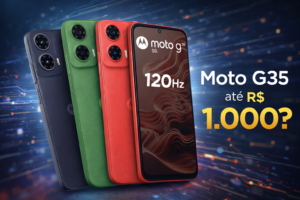 Leia mais sobre o artigo Moto G35 é bom até R$ 1.000? Review completo em 2026