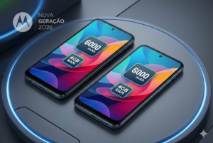 Leia mais sobre o artigo Moto G 2026: Motorola lança novos celulares com bateria de 6000 mAh