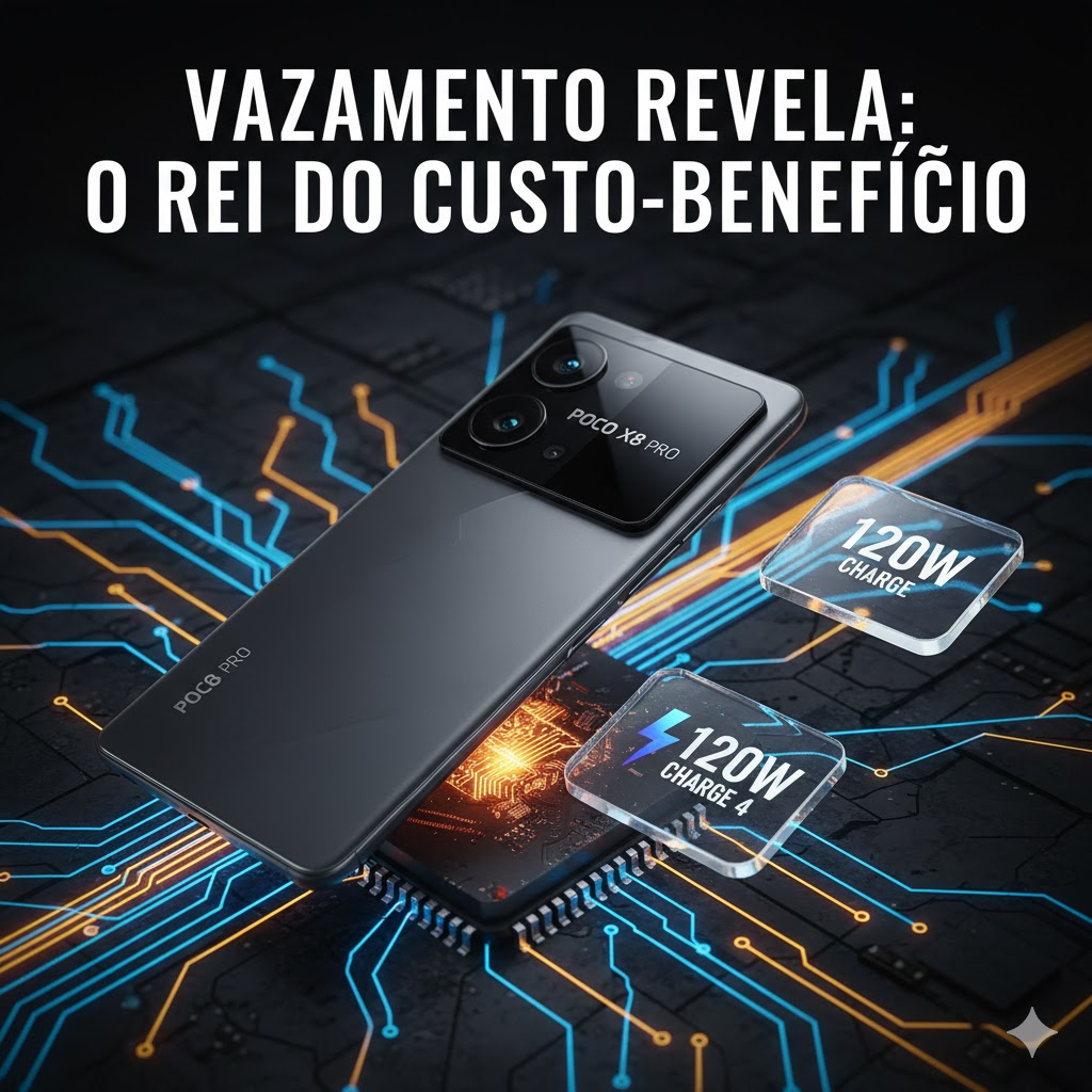 Leia mais sobre o artigo POCO X8 Pro: Vazamento revela preços e ficha técnica do novo rei do custo-benefício