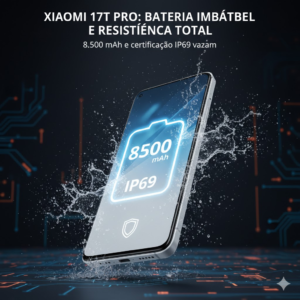 Leia mais sobre o artigo Xiaomi 17T Pro: Vazamento revela bateria de 8.500 mAh e proteção IP69