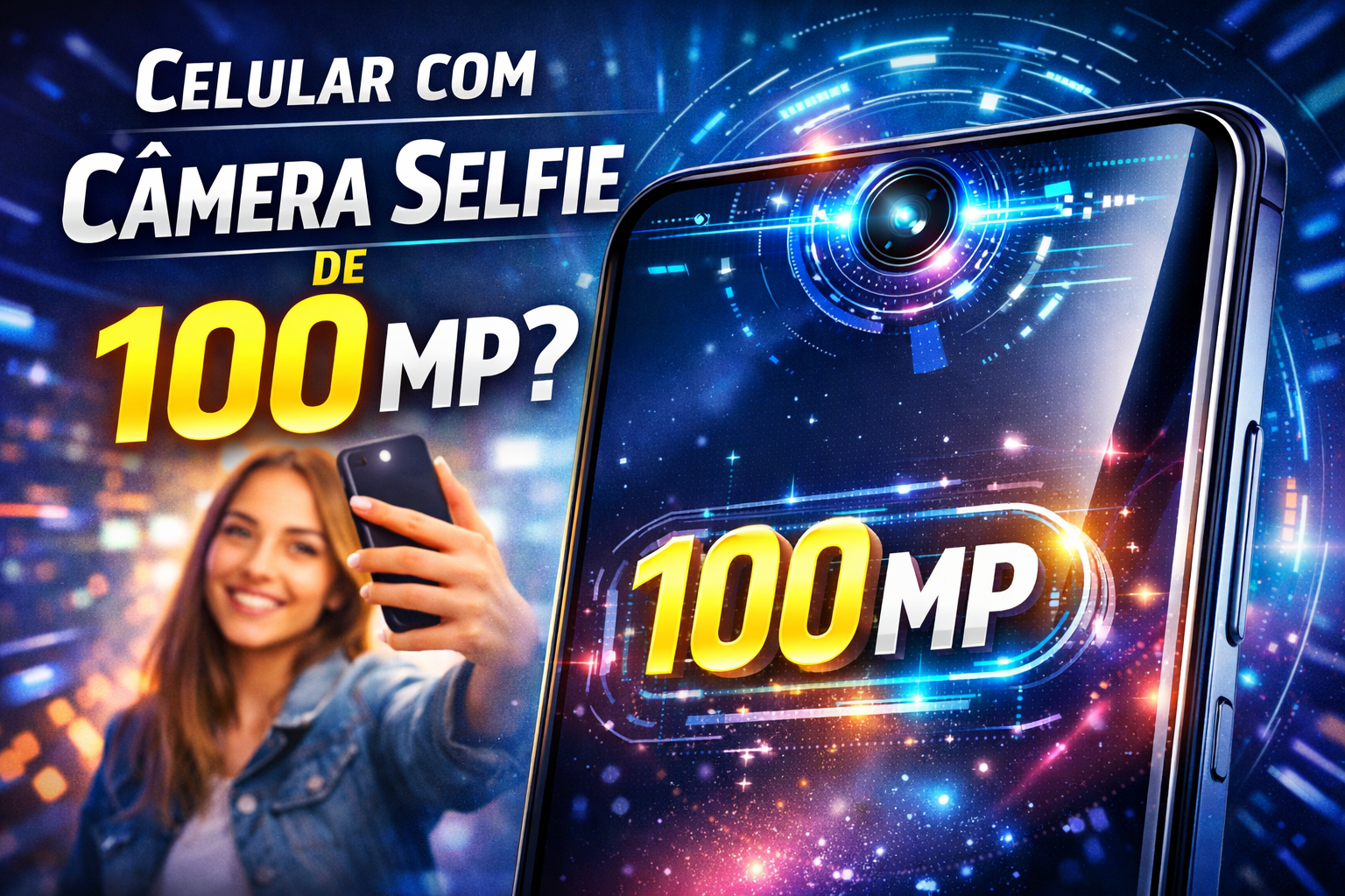 Leia mais sobre o artigo Celular com câmera selfie de 100 MP pode chegar em breve