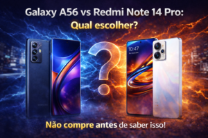 Leia mais sobre o artigo Galaxy A56 ou Redmi Note 14 Pro: qual comprar em 2026?
