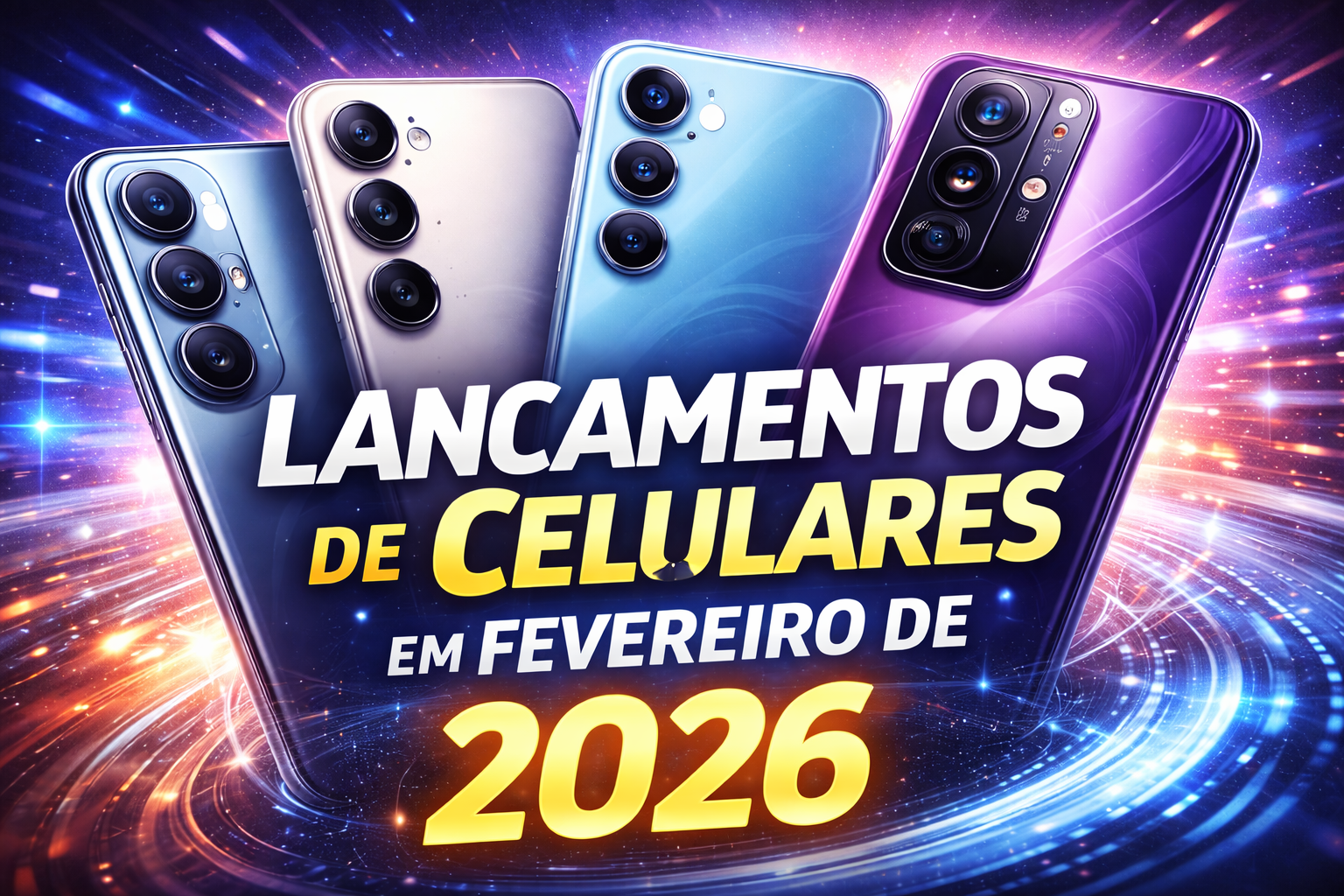 Leia mais sobre o artigo Celulares que serão lançados em fevereiro de 2026