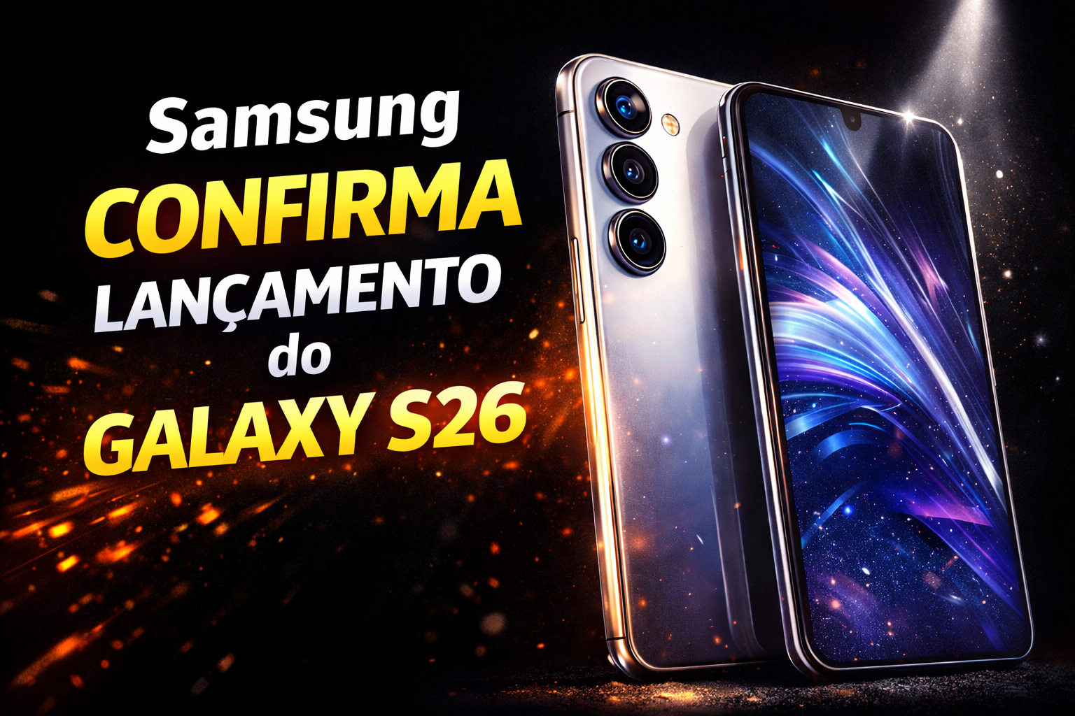 No momento, você está visualizando Galaxy S26 tem data de lançamento confirmada